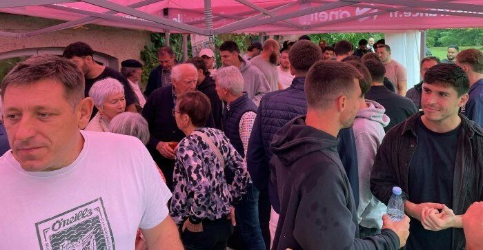 Barbecue entre les Pros et les membres de l’Amicale